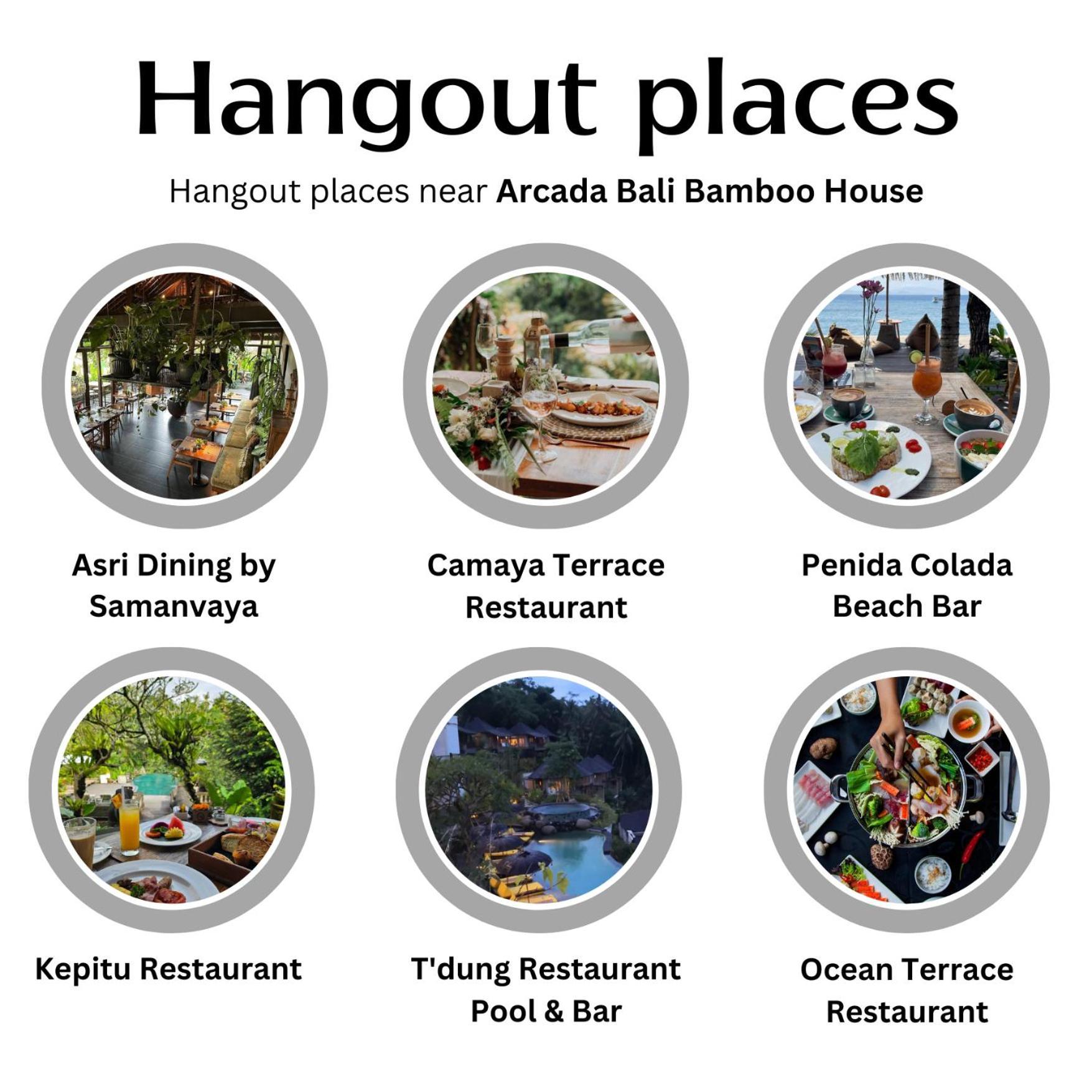 希德门Arcada Bali Bamboo House别墅 外观 照片