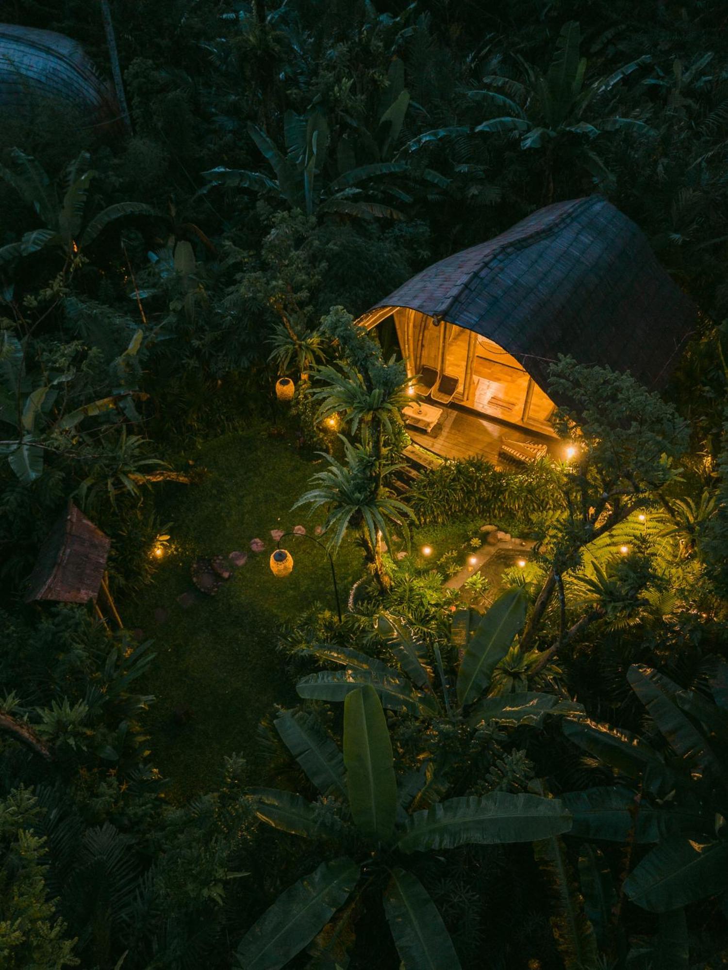 希德门Arcada Bali Bamboo House别墅 外观 照片