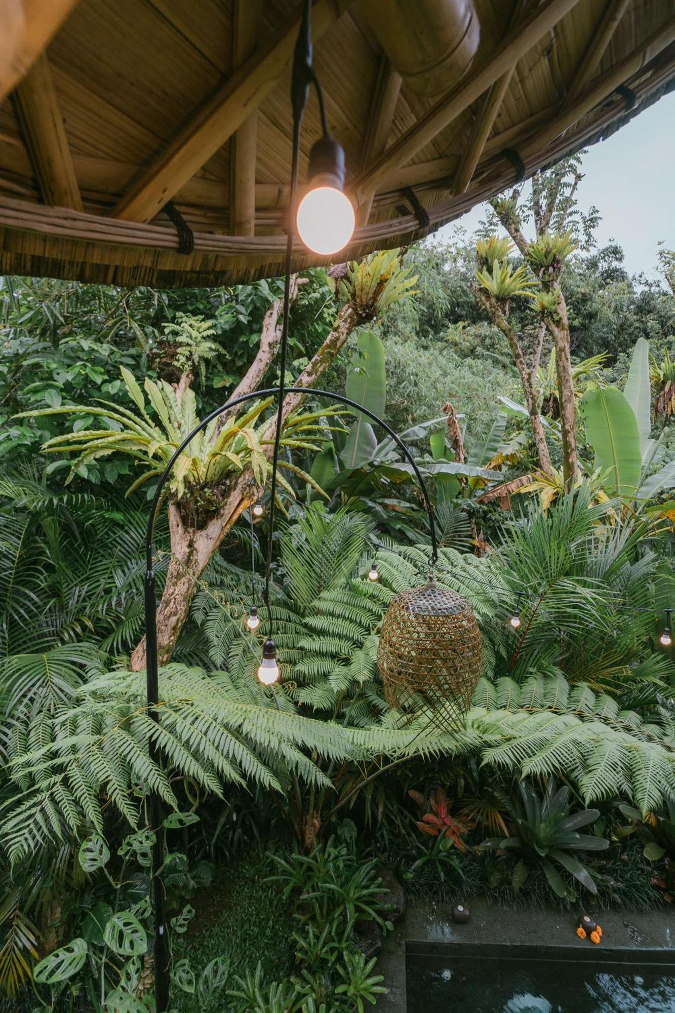 希德门Arcada Bali Bamboo House别墅 外观 照片