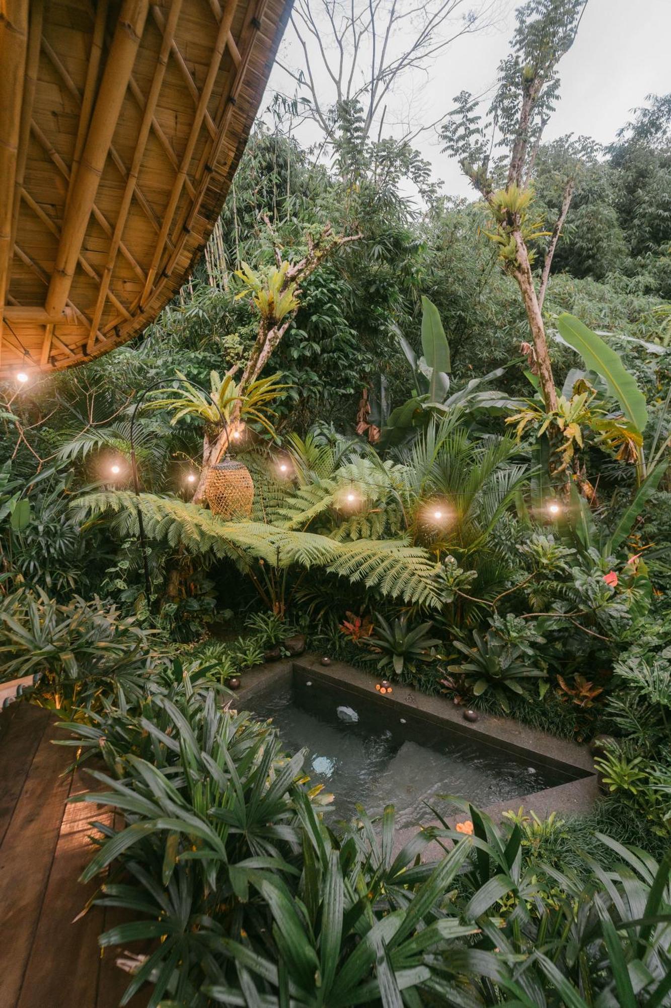 希德门Arcada Bali Bamboo House别墅 外观 照片