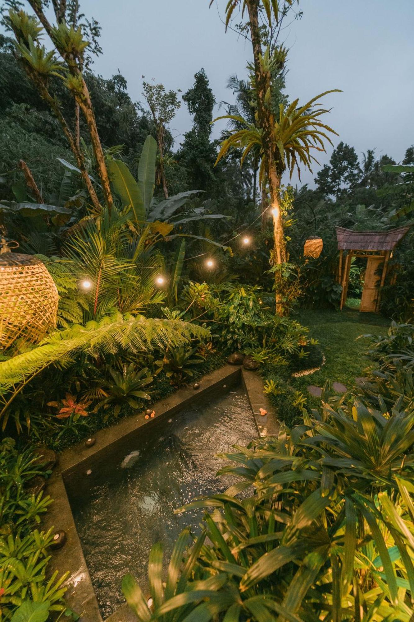 希德门Arcada Bali Bamboo House别墅 外观 照片