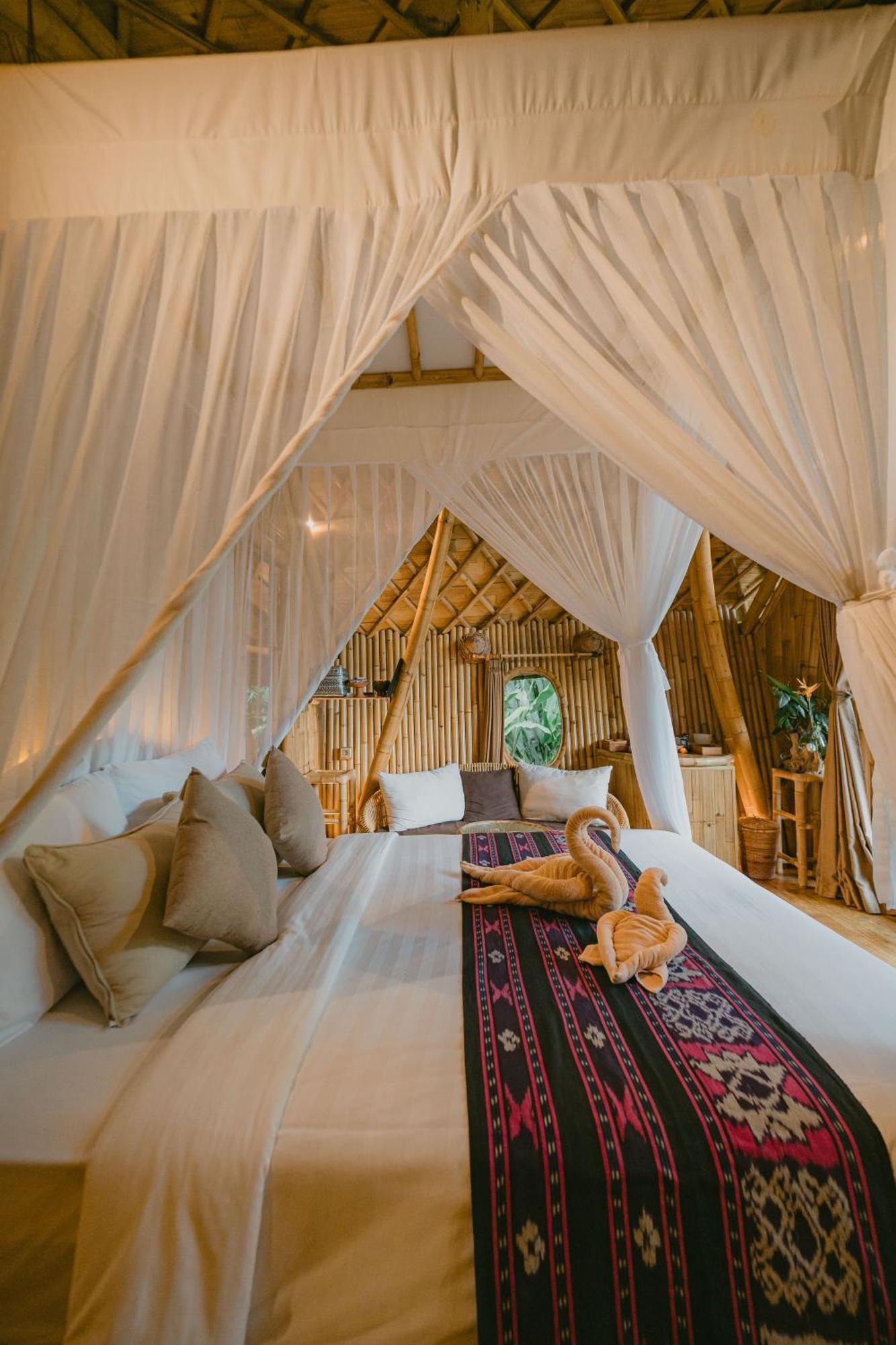 希德门Arcada Bali Bamboo House别墅 外观 照片