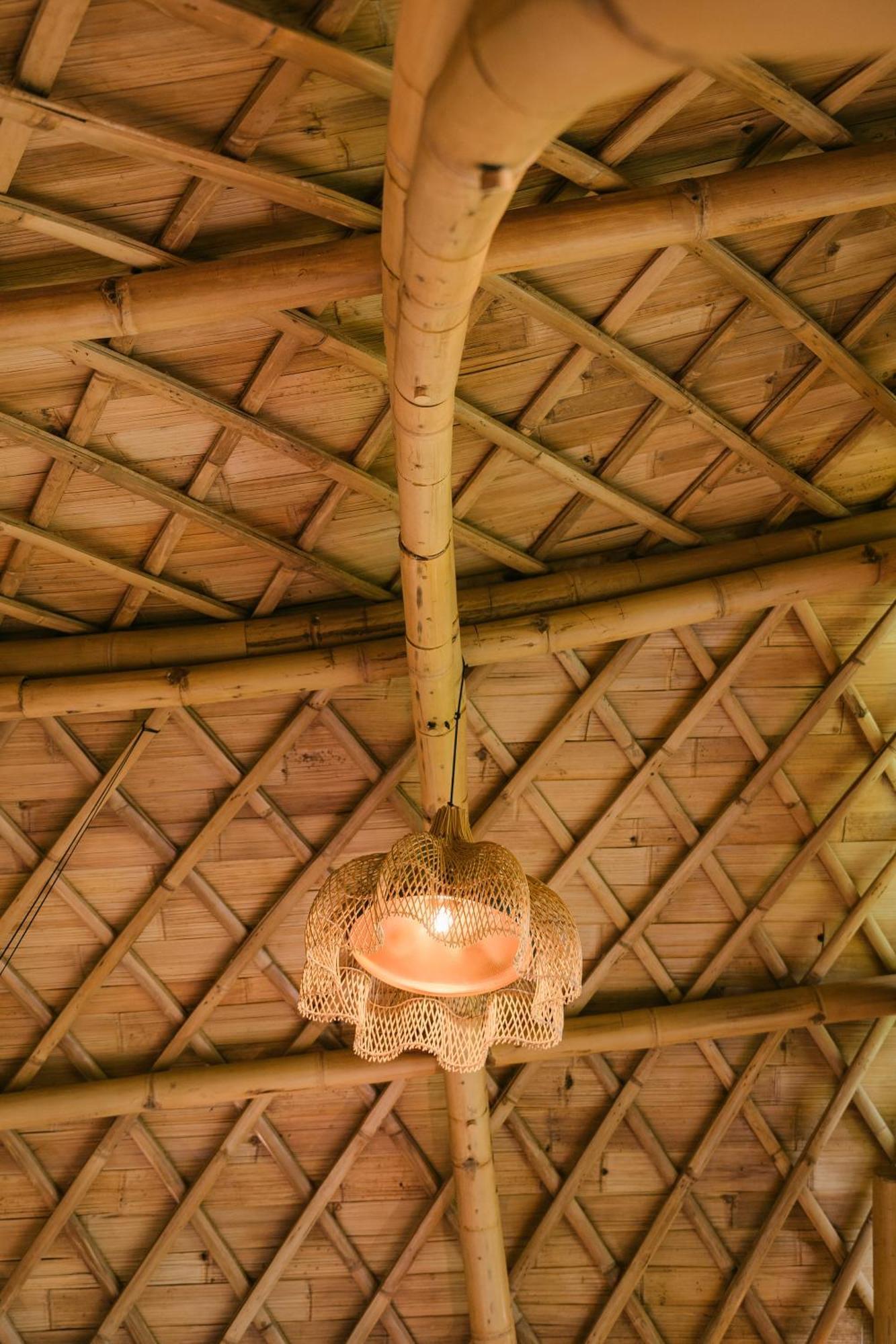 希德门Arcada Bali Bamboo House别墅 外观 照片