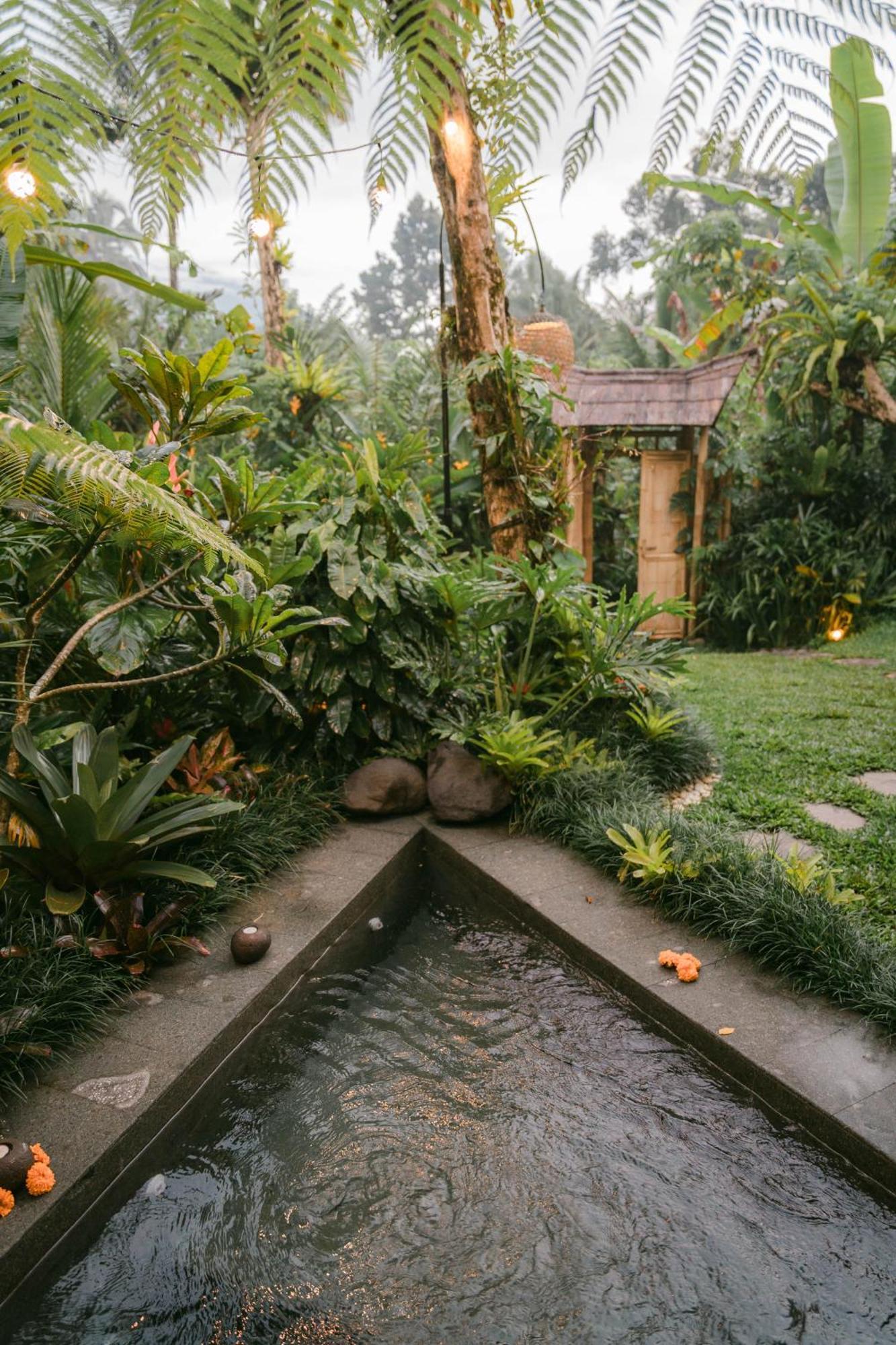 希德门Arcada Bali Bamboo House别墅 外观 照片