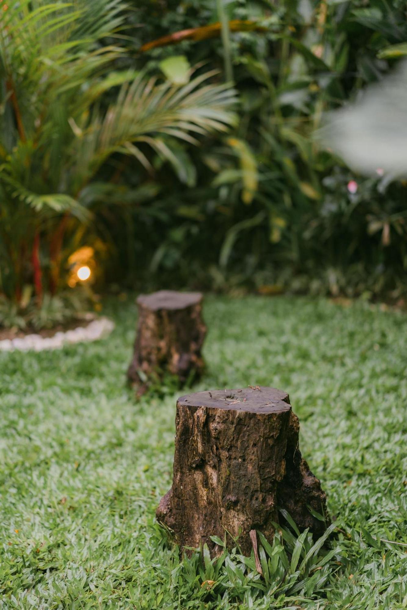 希德门Arcada Bali Bamboo House别墅 外观 照片