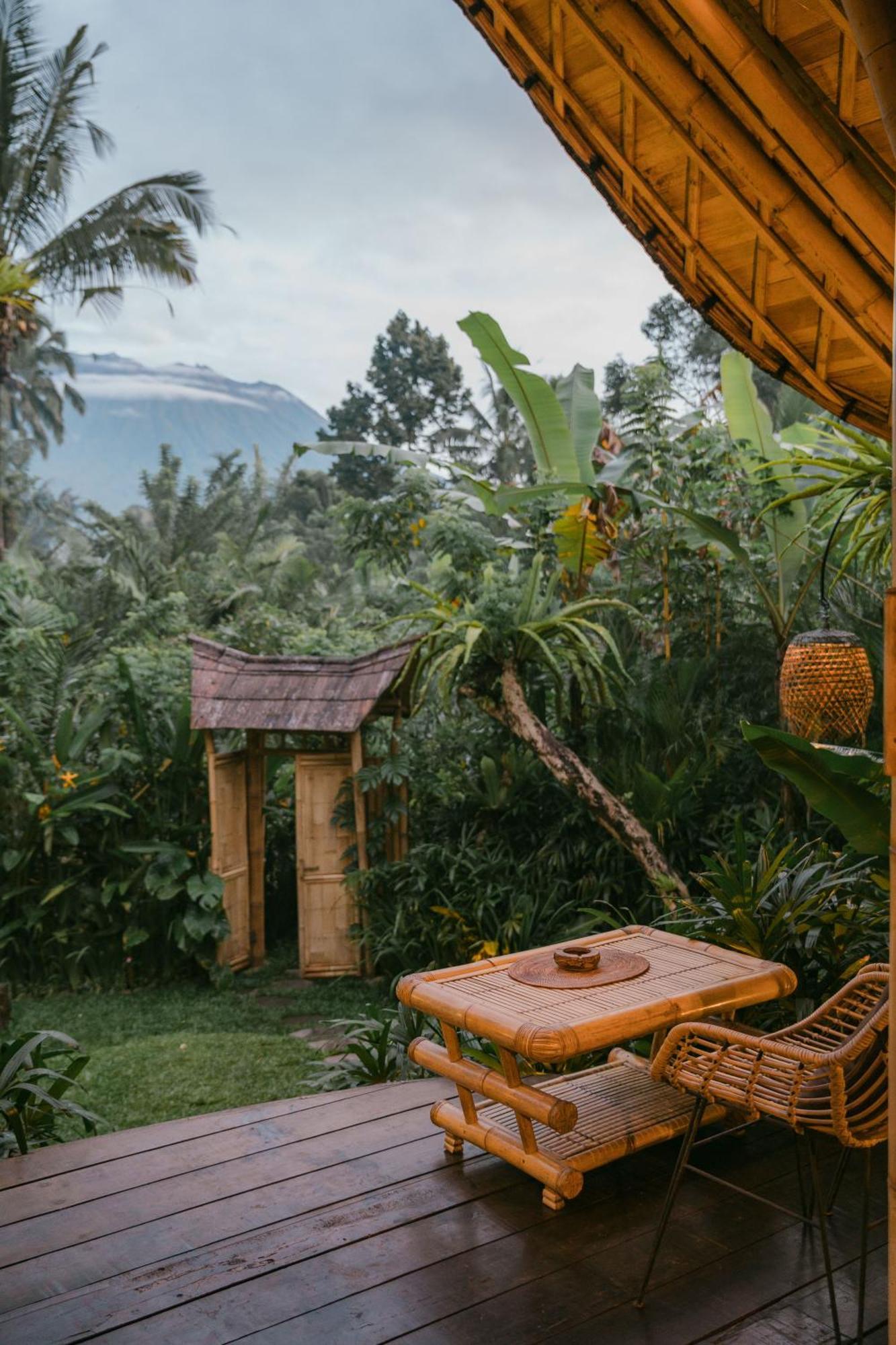 希德门Arcada Bali Bamboo House别墅 外观 照片