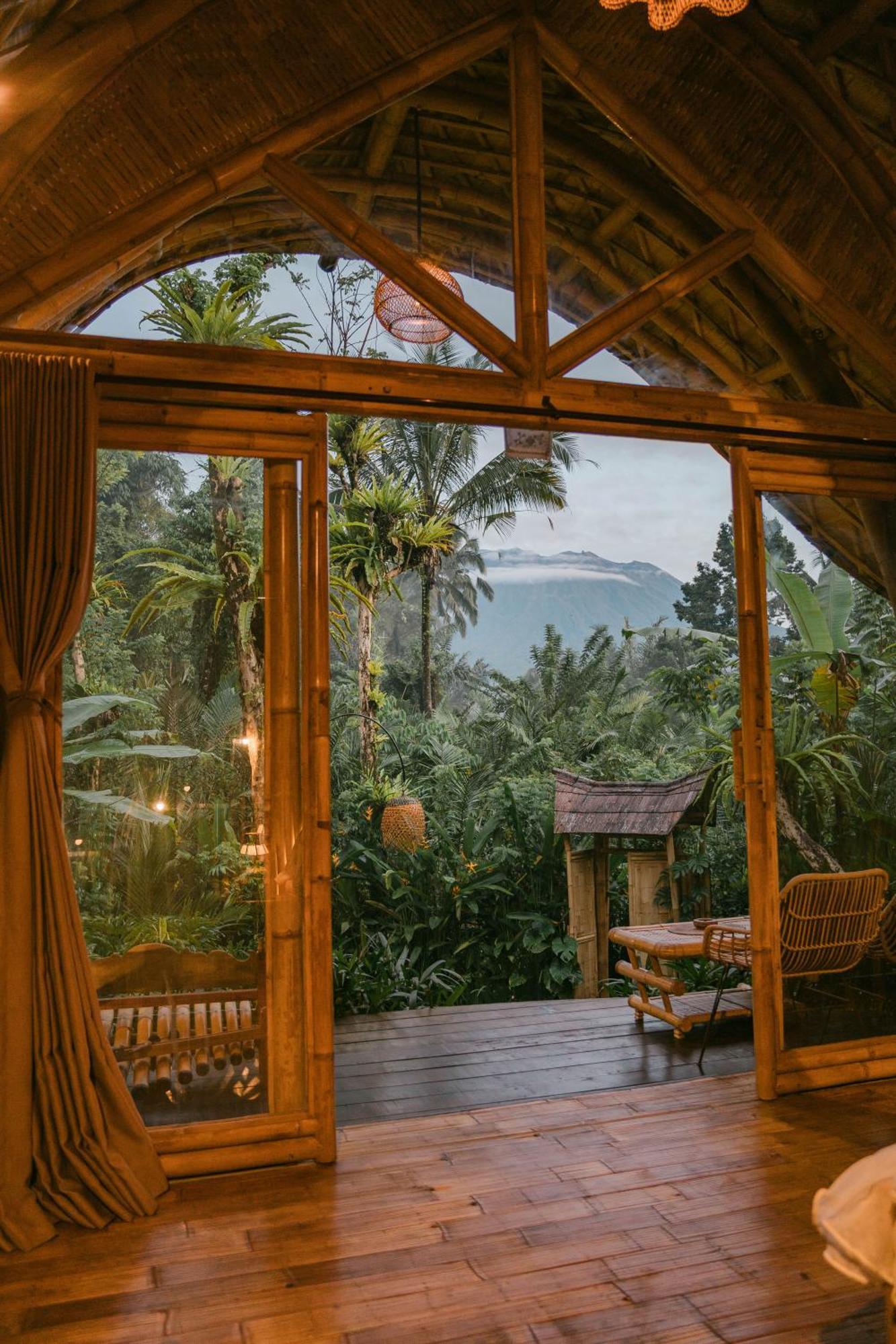 希德门Arcada Bali Bamboo House别墅 外观 照片