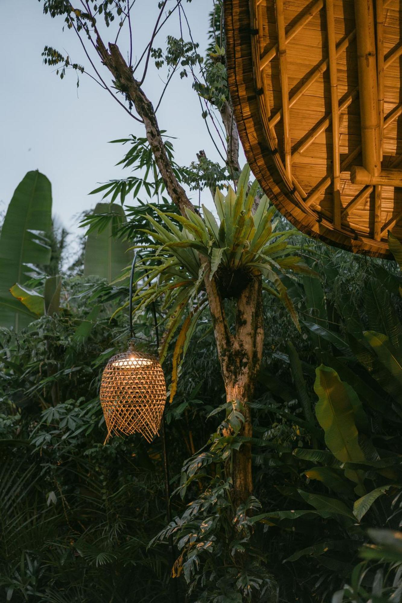 希德门Arcada Bali Bamboo House别墅 外观 照片
