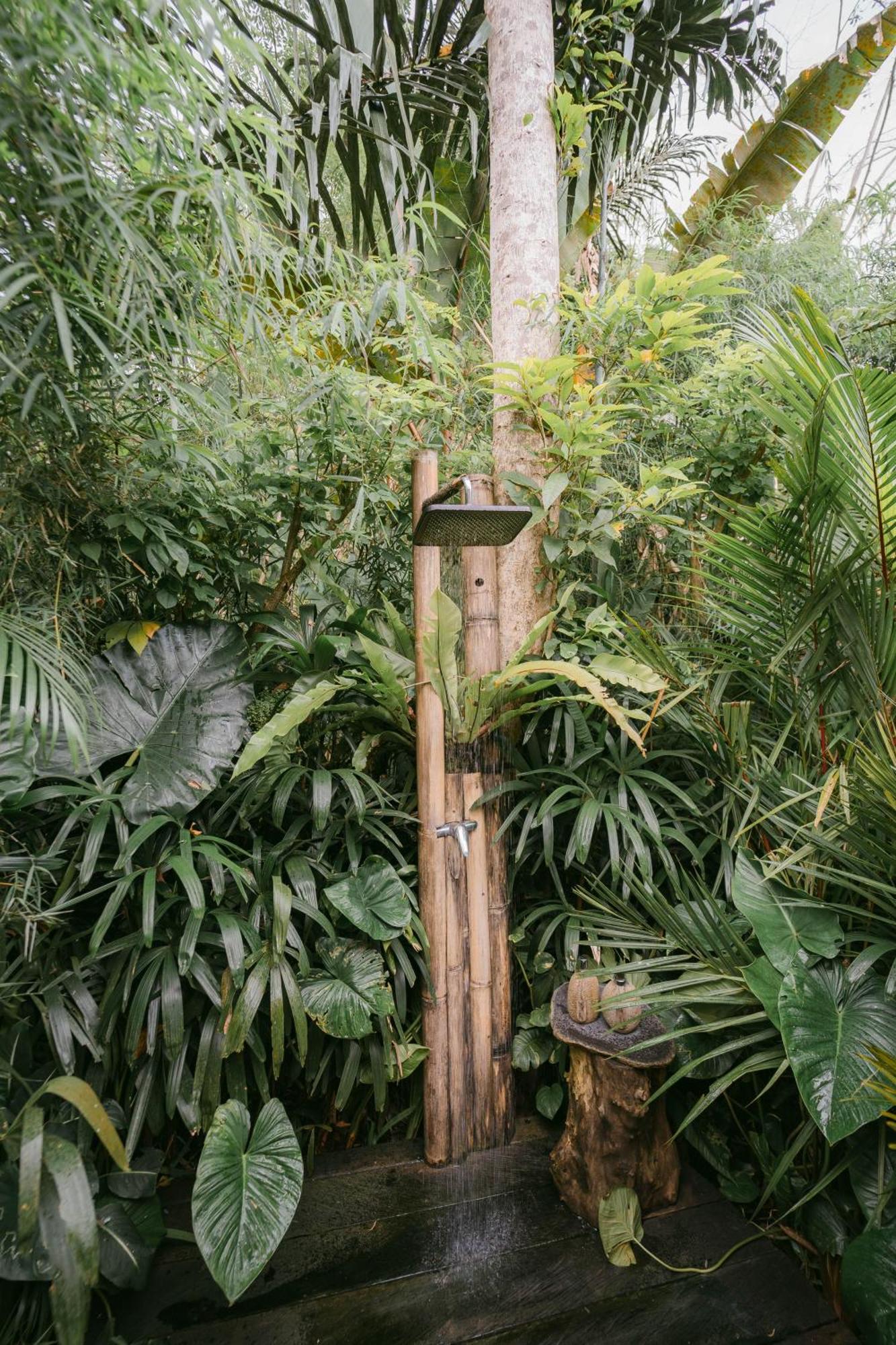 希德门Arcada Bali Bamboo House别墅 外观 照片