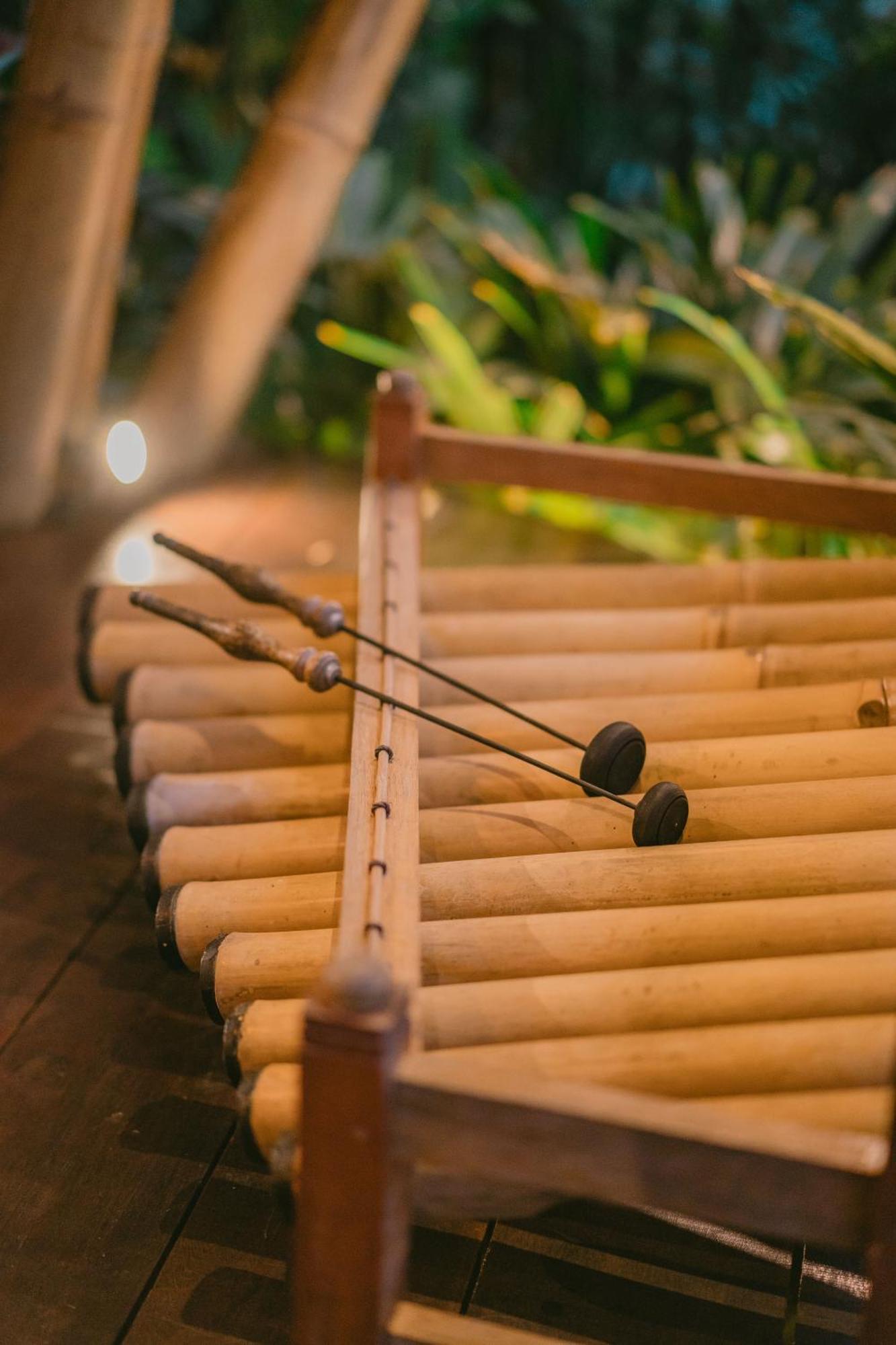 希德门Arcada Bali Bamboo House别墅 外观 照片