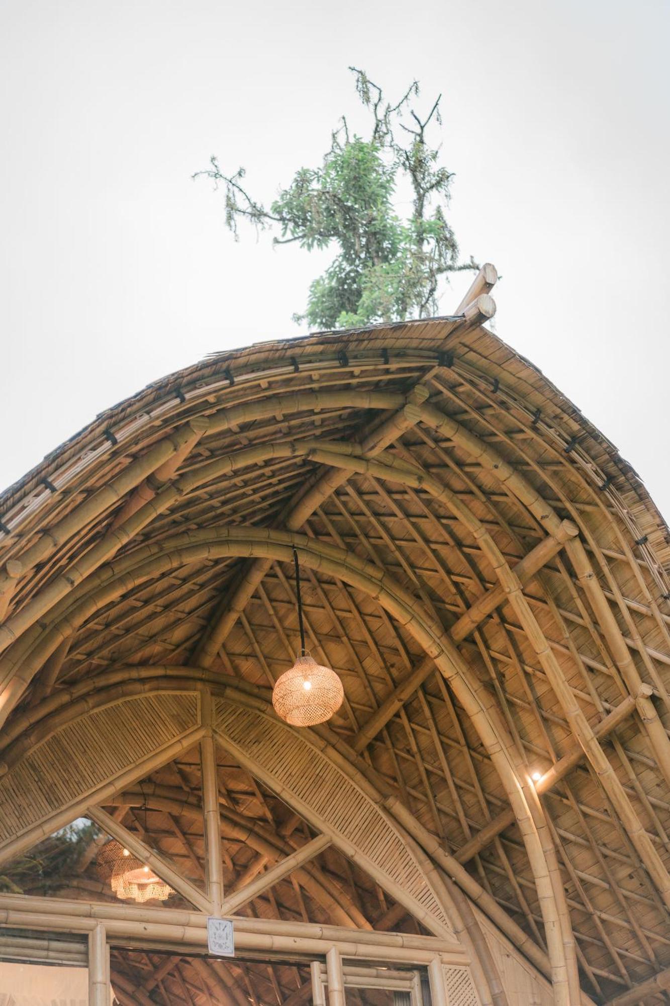 希德门Arcada Bali Bamboo House别墅 外观 照片